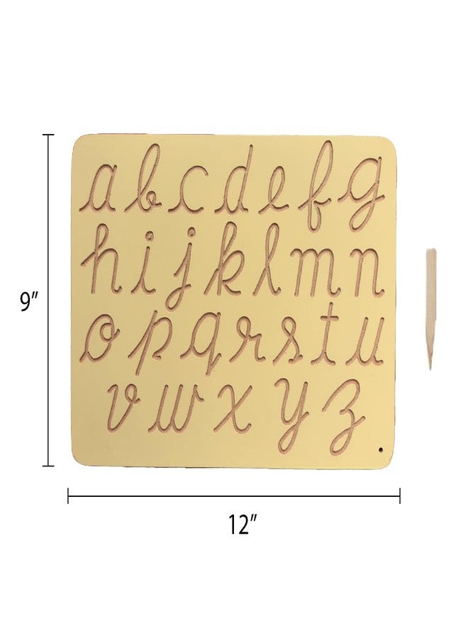 RCW Educational Wooden Tracing Board for Kids | Handwriting and Learning Slates for Children | Set of 5 Capital, Hindi Varnamala & Ka KHA, Number, Small Cursive - Image 3